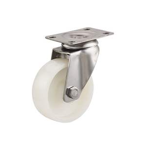 Industrielle Thermoplastische Gummi-Schwenkrollen Schwerlast 2,5 3 4 5 Zoll Rotierende Nylon PP-Rollen mit Bremsen - Product Image 5