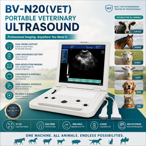Ecógrafo Veterinario Portátil BV-N20 de Calidad Confiable, 6.6 Lbs, Sonda Convexa Lineal, Máquina de Ultrasonido para Clínica Veterinaria - Product Image 3