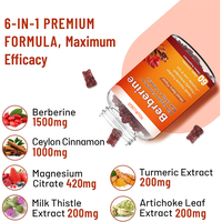 OEM Ceylan Cannelle Chardon Marie Magnésium Glycinate Supplément pour Femmes Sans Sucre Berbérine Supplément