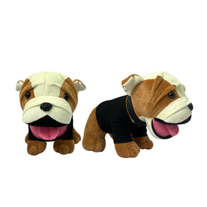 Peluche de Perro <span class=keywords><strong>Pitbull</strong></span> de Peluche Suave y Corto, Relleno de Algodón PP, Color Personalizado, 31-50 cm, Juguete de Peluche con Diseño Personalizado OEM/ODM para Edades de 8 a 13 Años - Product Image 1
