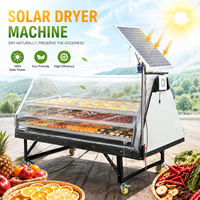 Zonne-energie fruit- en groentedroger 30-60kg Laagtemperatuur Dehydrator voor Chili, Goji-bessen en rode dadels verwerking