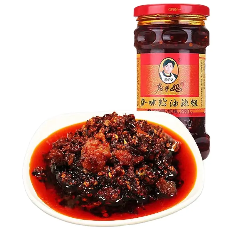 Laoganma Großhandel Chinese Delicious Fresh Laoganma 280g Hühner öl Chili Sauce Hot Spicy Thick