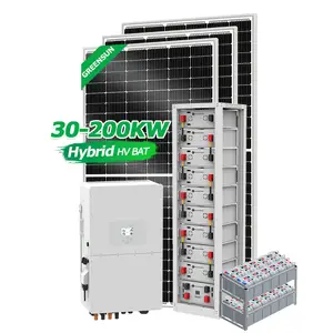 Greensun Hersteller Niedriger Preis Solarenergie Dachziegel Photovoltaik anlage 30kw 50kw 100kw 150kw