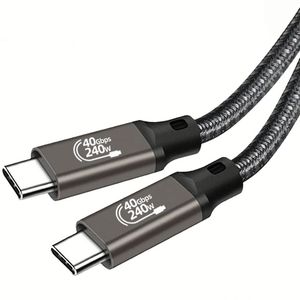 Fast Charge <b>Type</b> <b>C</b> Charging Cable 240W USB-<b>C</b> Power <b>Adapter</b> Data Wire Typec-<b>c</b> Phone Cable for Smart Phones - Product Image 1