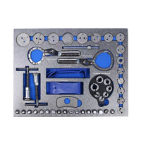 Ensemble de 424 outils mécaniques industriels de qualité supérieure avec 6 plateaux en EVA bleus pour tiroirs de rangement d'outils