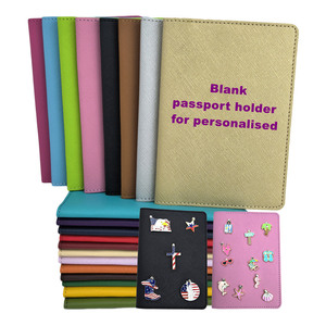 Porta Passaporto in Pelle Vuoto per Personalizzazione Fai-da-te, Ideale per Souvenir e Regali - Perfetto per Avviare il Tuo Business all'Ingrosso - Product Image 1