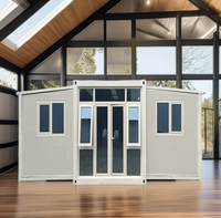 Maisons préfabriquées extensibles prêtes à l'emploi pliables pliantes minuscules mobiles portables pop-up conteneurs d'expédition maisons prêtes à être expédiées living
