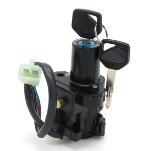 สวิทช์จุดระเบิดรถจักรยานยนต์ชุดล็อคพวงกุญแจสำหรับ Honda 35100-MCJ-671 35100-<span class=keywords><strong>MEE</strong></span>-671 35100-<span class=keywords><strong>MEE</strong></span>-A00 35100-MBW-A11 35100-MCC-E00 - Product Image 2