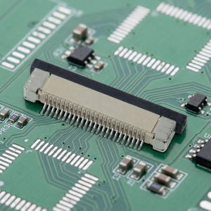 Conector FPC/FFC ZIF SMD de 60 pines, tipo cajón, paso de 0.5mm, contactos inferiores, H=2.0mm, 25, 26, 27, 28, 29, 30, 32, 33, 34, 35, 36, 40, 45, 50, 54, 55 - Product Image 1
