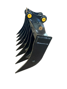 Nouvelle râteau de défrichage en acier HanXie Q355B pour excavatrice sur chenilles de 1 à 50 tonnes, accessoires de machines de construction, garantie 1 an - Product Image 3