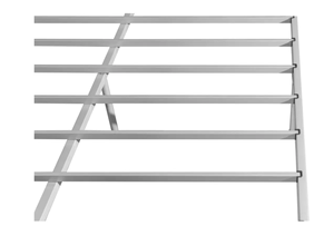 Lit simple en acier avec cadre en fer design moderne KD-1119 peu encombrant et non pliable pour chambre à coucher et dortoir - Product Image 4