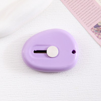 Adorable minuscule nuage rétractable coupe-papier en plastique coupe-boîte ouvre-lettre pour porte-clés sac de poche projets de bricolage pour cadeau