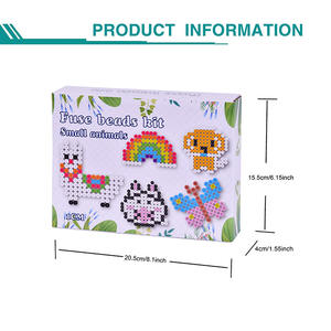 Haute qualité 10mm PE plastique Perler perles fusionnées Kit jouet éducatif de noël encourageant les compétences de résolution de problèmes pour l'éducation - Product Image 4