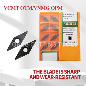 VCMT160404 OTM แทรกคาร์ไบด์กลึงภายนอกและภายใน Vcmt11 Vcmt16บวกแทรก CNC ที่มีชิปเบรกเกอร์กึ่งเสร็จ<span class=keywords><strong>3MU</strong></span> - Product Image 2