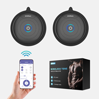 Appareil de massage corporel électronique TENS EMS DOMAS de haute qualité, 12 modes, 20 niveaux d'intensité, contrôle sans fil par application, certifié CE médical