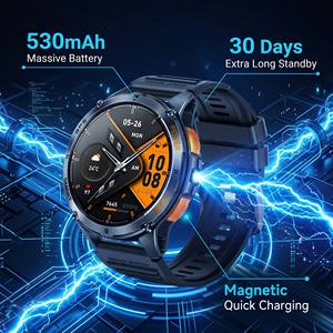 <span class=keywords><strong>Montre</strong></span> connectée K67A en gros, prix usine, GPS intégré, écran AMOLED 1,43 pouces, batterie 530 mAh, appels Bluetooth - Product Image 4