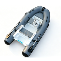 Perahu Karet Premium RIB360C (Konsol Samping) dengan Dasar Fiberglass Bersertifikasi CE untuk Memancing