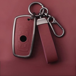 Usine en gros nouveau produit clé coque étui en cuir clé de voiture couverture métal clé protecteur pour <span class=keywords><strong>BMW</strong></span> série 2 accessoires clés - Product Image 1