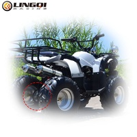 LINGQI 420 # Chaînes de moto 37T 50T 60T Pignon de roue dentée pour 50cc-125cc ATV Quad Pit Dirt Bike Motor Mope