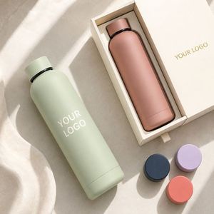 Bouteille isotherme économique personnalisable et réutilisable en acier inoxydable de 750 ml – Garde l'eau chaude – Gobelet thermique portable - Product Image 1