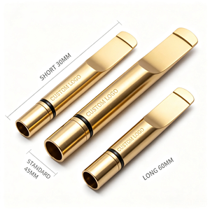 Simple Portable Stainless Steel Cigarette Holder Metal Filter Tip Custom Engraving Logo Smoking <b>Tool</b> For Gift Retail - Product Image 3
