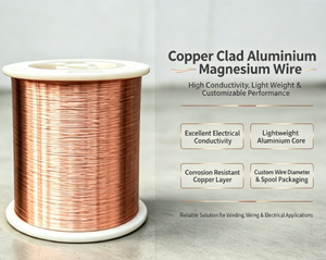 0,24mm Massiver CCAM Kupfer-Aluminium-Magnesium-Leiterdraht für Kabelherstellung - Product Image 4