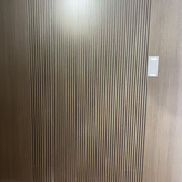 Porte intérieure moderne en MDF fini, écologique, pour chambre, hôtel, appartement, villa, décoration, vente en gros aux États-Unis et au Canada
