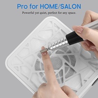Nouveau design Mini Pro professionnel haute puissance dépoussiéreur d'ongles outil carré solide dépoussiéreur d'ongles avec Nail Art