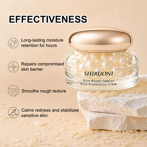 <span class=keywords><strong>Crema</strong></span> Facial Personalizada con Logotipo, Mezcla de Arroz Compleja, <span class=keywords><strong>Crema</strong></span> Protectora con NAD y Ácido Hialurónico, Calma el Enrojecimiento - Product Image 6
