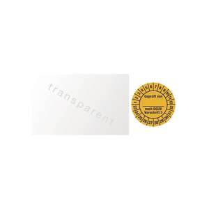Insigne de test pluriannuel largeur 25 x longueur 60 mm testé au film DGUV3 23-32 - Product Image 1