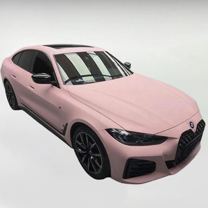 3 ans de garantie PVC auto-cicatrisant <span class=keywords><strong>film</strong></span> d'emballage en vinyle pour voiture PET Satin Matt Carnation Pink Air Release Matt Pink Car Wrapping <span class=keywords><strong>Film</strong></span> - Product Image 1