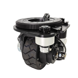 Conjunto de Roda de Direção Horizontal AGV com Tração por Motor Elétrico CC MDBOT e Design Recartilhado - Product Image 1