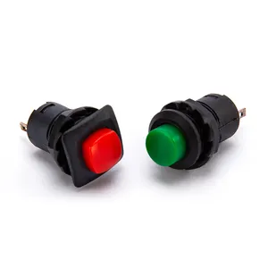 Ds-427 unlocked / ds-428 self-locking green round button switch reset key switch 12mm