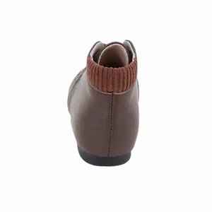 All'ingrosso personalizzato in pelle bambino Bootie bambini autunno inverno scarpe ragazzino ragazze stivaletto antiscivolo marrone bambini stivali - Product Image 3