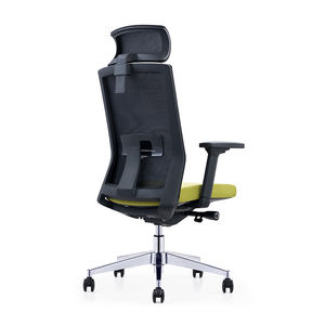 Chaise de <span class=keywords><strong>bureau</strong></span> pivotante en maille à dossier haut avec support lombaire et accoudoirs 3D, fournisseurs chinois - Product Image 1