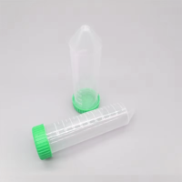 Tubes de centrifugation coniques de 50 ml avec bouchons à vis pour le stockage et la centrifugation d'échantillons de laboratoire