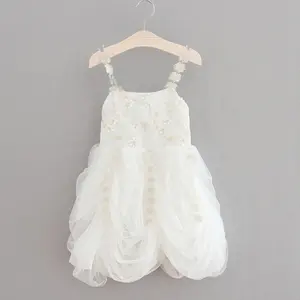 תחרה פטי שמלת פרח בנות פעוט תינוק טוטו חצאית בגדי בציר אבזר תמונה חתונה