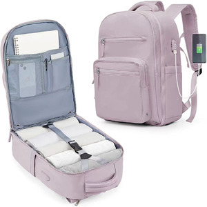 Mochila Antirrobo para Portátil Personalizada para Mujer, Mochila Casual para el Trabajo y Viajes, con Cierre de Cremallera - Product Image 1