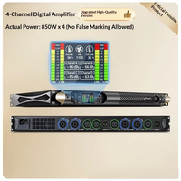 Amplificateur professionnel numérique pour la maison, le karaoké, la scène, avec basses profondes, puissance pure, amplificateur de puissance HIFI