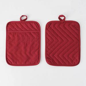 แผ่นรองแก้วผ้าฝ้ายทนความร้อน,แผ่นรองแก้วสำหรับใช้ในครัวหม้อพักน้ำสำหรับอบอุปกรณ์เสริมสำหรับโต๊ะบาร์บีคิวทำอาหาร - Product Image 5