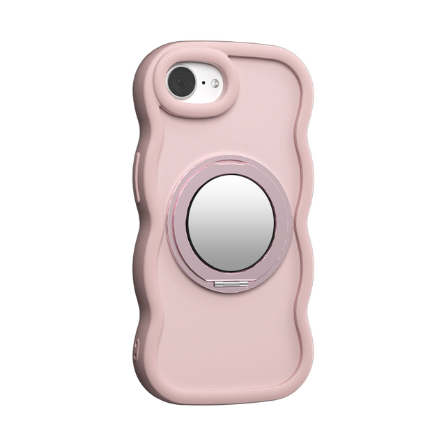Fashionable Mirror Bracket Phone case for IPhone XS/11/12/13/14/15/16/16E Magnetic Wireless Charging Cover for All Type Phone