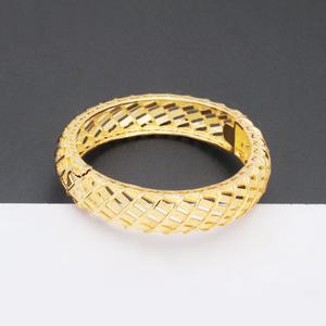 JXX <b>Mens</b> and Womens Dubai Gold Plated Bangle 24K Wedding Jewelry Product Wholesale Bangles Good Price - Product Image 2
