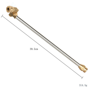 <span class=keywords><strong>Lance</strong></span> <span class=keywords><strong>de</strong></span> baguette d'extension <span class=keywords><strong>de</strong></span> <span class=keywords><strong>nettoyeur</strong></span> <span class=keywords><strong>haute</strong></span> <span class=keywords><strong>pression</strong></span> SS 40CM avec coupleur d'adaptateur <span class=keywords><strong>de</strong></span> pivot à connexion rapide 180 degrés 5 Angles lave-auto - Product Image 2