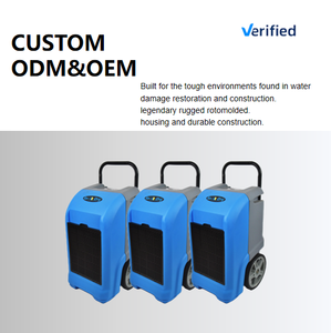 New 148 Pints ETL/CE Certified 110V/230V 750W Industrial Commercial Grade <strong>Dehumidifier</strong> with Digital Display Automatic Restart - Product Image 3