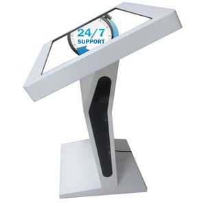 Tótem de señalización digital interactivo con pantalla táctil de paisaje de 43 pulgadas y 55 pulgadas para publicidad en color blanco como pantalla publicitaria - Product Image 3