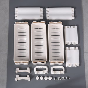 Carrito <span class=keywords><strong>Organizador</strong></span> de Almacenamiento de <span class=keywords><strong>Cocina</strong></span> Deslizante Plegable de Plástico Tipo Montable Para Ahorrar Espacio - Product Image 5