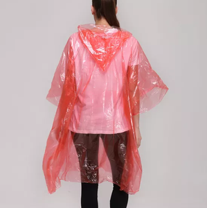 Poncho de pluie long en PE avec logo imprimé personnalisé, nouveau design <span class=keywords><strong>2022</strong></span> pour le jeu et le camping - Product Image 3