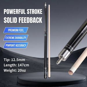 Taco <span class=keywords><strong>de</strong></span> <span class=keywords><strong>billar</strong></span> premium <span class=keywords><strong>de</strong></span> arce canadiense <span class=keywords><strong>de</strong></span> 1/2 pieza con acabado <span class=keywords><strong>de</strong></span> pintura texturizada y agarre, para <span class=keywords><strong>billar</strong></span> <span class=keywords><strong>de</strong></span> 8 y 9 <span class=keywords><strong>bolas</strong></span> - Product Image 2