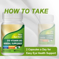 Luteine Zeaxanthine Yeux Vitamine Mineral Supplement Gelules Protection Lumiere Bleue Vision Soutien Fatigue Oculaire 90 Gel