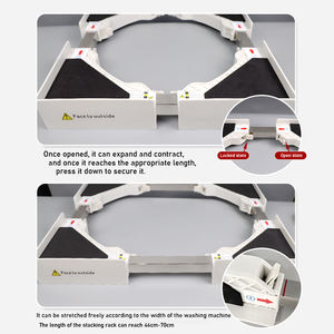 ชุดซ้อนสากลสำหรับเครื่อง<span class=keywords><strong>ซัก</strong></span><span class=keywords><strong>ผ้า</strong></span>ขาตั้งเหล็กพร้อมราวดึงออกเสื้อ<span class=keywords><strong>ผ้า</strong></span>ยางอุปกรณ์เสริมพรีเมี่ยม - Product Image 6